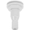 MAGICLULU Valvola di Scarico per Barca e Camper in Plastica Bianco Drenaggio Efficiente e Installazione Facile per Applicazioni Marine e Ricreazionali