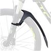 Generic 24 26 27,5 29 Pollici MTB Fango Ala Parafango Anteriore in Gomma Morbida TPE Posteriore della Bicicletta for la Bicicletta Guardia Mountain Bike Fender Accessori(Front)