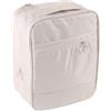 HONMEET Borsa Scarpe da Viaggio Doppio Strato in Nylon Imitazione Beige