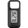 PQLXJJYUR Contapassi 3D For Camminare Con Ampio Display Semplice E Accurato Clip Rimovibile Cordino For Uomini, Donne Bambini Preciso E Facile Da Leggere(Black)