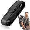 BNGXR Custodia Porta Torcia, LED Cinturone Torcia Fondina, Custodia Universale in Nylon per Cintura, Custodia per Torcia Tattica, Adatto per la Caccia All'aperto, l'escursionismo, Il Campeggio (Nero)