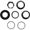 ibasenice Serie Sterzo Bici 25, 4mm Metallo Nero per Forcella