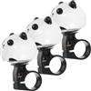 ifundom 3 Pezzi Campanello Bici Panda, Suono Chiaro, Plastico | Scooter e Bicicletta, Resistente alle Intemperie, Facile da Usare, Design Cartoon Simpatico