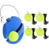 TOYANDONA Tennis Trainer Rebounder con Base Zavorrata in Plastica