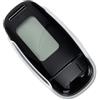 PQLXJJYUR Orologi Da Corsa Sport 3D Camminata Stile Semplice Contapassi Ricaricabile Pratica Plastica Abs Bianco Fitness Portatile Preciso E Facile Da Leggere(Black)