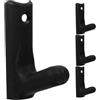 MAGICLULU 4 Pezzi Supporto Compatto Nero e Bilanciere Design Semplice PC per Facile da Installare Porta Manubri e Supporto per Piastre Pesi Casa e Ufficio