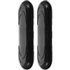 OHPHCALL 2 Pezzi Custodia Rigida a Forma Ellittica in Plastica Nera per Punte di Freccette, Portatile e Compatta con Chiusura Sicura, per Conservare Piccoli Oggetti in Modo Versatile