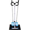 udneondhe Stepper 2 in 1 per la casa con corde e manubrio, con monitor LCD, allenamento silenzioso fino a 150 kg, per allenamento efficace di gambe, braccia, glutei, per dimagrire e modellare