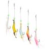 KICHOUSE 5 Pezzi Esche Artificiali da Pesca Soft 9cm 6g Pvc per Bass e Pesci
