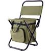 Generic Sedia Pieghevole Portatile Sedia da Campeggio Sedia da Campeggio per Esterni Schienale per Il Tempo Libero Sedia per Borsa del Ghiaccio Sedia Portatile da Pesca per Barbecue Sedia Pieghevole Isolante