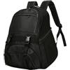CAQYPVH Zaino Sportivo Multitasche Zaino con Fibbie Comodo Borsa per Sportivi, Studenti, Palestra, Array, Nero
