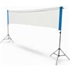 Xgdsnly Rete da Badminton Portatile Rettangolare Rete da Badminton Robusta per Famiglie, Cortile, 4.1 Metri, Modello Aggiornato