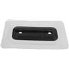 OKUMEYR Base di Montaggio Pinna Surf 9 Pollici per Paddleboard, PVC Bianco | Connettore Rimovibile, Compatibile Box Pinna Surf e Gonfiabili, Resiste alla Corrosione Marina