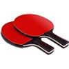 ZVfsdgSDFG racchette da ping pong, Set 3 Palline 1 Racchetta Doppio Tavolo Professionale Antiadesivo