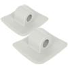 MINAOLULUS 2 Pezzi Supporto Motore Kayak Clip di Fissaggio, Base Plastica | Raft e Kayak, Leggero e Facile da Trasportare, Uso Semplice per Motore o Engine