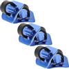 ibasenice 6 Pezzi Clip Guida Cavi per Bicicletta con Design a C in Lega di Alluminio e Plastica, Installazione Rapida e Prevenzione Grovigli per Bici da Strada e Mountain Bike
