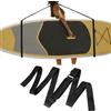 QWORK® Tracolla per Paddleboard, Tracolla Regolabile per Tavola SUP, per Kayak, Paddle Board, Tavola da Surf