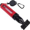 Generic Pulisci Spazzole per Mazze da Golf con Clip di Fissaggio e Bottiglia d'Acqua, Strumento Portatile a Tenuta Stagna Pulizia Rapida di Mazze e Palline da Golf