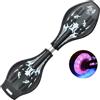 Sumeber Waveboard per bambini Street Surfen Caster Torsion Skateboard Double Decks Casterboard per Waveboard/Castor Board with Light Up Wheels for Kids/Teens