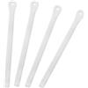 SECFOU Set da 4 Cinghia Regolabile per Attacco Snowboard Bianca PVC