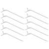 Generic Tee da Curvi Accessori Durevoli Bianchi per L'allenamento Pratica T-Shirt da in Plastica Leggera da 10 Pezzi