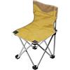 Generic Sedia pieghevole portatile Sedia da campeggio Sedia da esterno portatile pieghevole in lega di alluminio Schienale Sedia da pesca ultraleggera per il tempo libero Sgabello da spiaggia Sedia pieghevole