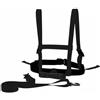 TISHITA Imbracatura da Allenamento Bambini per Guinzaglio di Guida per Cinghie Regolabili Comfort Maniglia Posteriore per Sollevamento Tessuto Nylon Migliora, Black