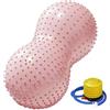 Generico Peanut Exercise Ball - 17.7in Yoga | Pilates Balance, Includes Pump, PVC