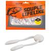 Generic Confezione da 20 esche da pesca morbide, materiali dal design realistico, alta elasticità, per esche morbide multicolore