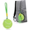 TOVINANNA Portamonete Tennis Cartone in Pvc Cerniera e Portachiavi