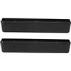 TOMETURE 2 Pezzi Gancio Sedile per Kayak Gonfiabile in PVC Nero a 3 Fori | Clip Sostituzione per Rib, Montaggio Semplice, Resistente'usura E'acqua Salata