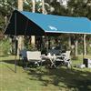 TEKGHUT Telone blu, 460 x 305 x 210 cm, impermeabile, da campeggio, rivestito in poliuretano, con cuciture sigillate, include due aste e borsa per il trasporto, per esterni e trekking