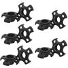 ULTECHNOVO 10 Pezzi Accessori per Bastoncini da Trekking TPR Nero