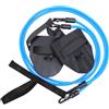 SECFOU Swim Resistance Band Cintura da Allenamento per Nuoto, TPR e Poliestere, 40 Lb, Blu, per Piscina Domestica e Nuoto Statico, per Adulti Professionisti
