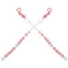 SHOWERORO Contatore da Golf Indossabile Rosa Catena di Perline