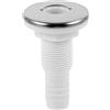 TOVINANNA Scarico di Imbarcazioni di Fondo 3/4 in Acciaio Inox ABS Bianco | Yacht e Speedboat, Installazione Semplice, Adatto a Molti Camper, Design Elegante