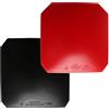HEIBTENY Durezza 39 racchette da per ping pong, rivestimento di ricambio, Fast Attack per Ping Pong in gomma, per sostituzione di età e per ping-pong danneggiati (rosso+nero)