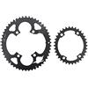 DUANSIYU Corone per Bicicletta Corona Bici da Strada 110bcd 4 bulloni Ovale Tondo 2X Corona Doppia 52t 36t(Oval 50-34T)