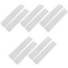 SUPVOX 10 Pezzi Marcatore Campo da Tennis, Marcatore per Pavimenti Sportivi, TPE Bianco, Design Antiscivolo, per Campo da Tennis, Interno ed Esterno