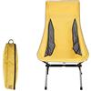 Generic Sedia Pieghevole Portatile Sedia da Campeggio Sedia da Campeggio Pieghevole Leggera con Schienale Alto Sgabello Portatile Compatto per Campeggio all'aperto Viaggi Picnic Escursionismo Sedia