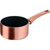Lagostina Rosé, Casseruola Fonda a Manico Lungo Ø 16 cm, Colore Oro Rosa