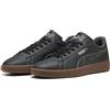 Puma Smash 3.0 Crafted Leather Basket, Black Moody Gray, 37.5 EU
