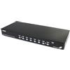 StarTech.com Startech Switch KVM USB 8 porte, montabile a rack 1U, con OSD - Switch KVM - 8 x KVM port(s) - 1 utente locale - desktop - per P/N: RK3236BKF, RKCONS1701, RKCONS17HD, RKCONS1901, RKCONS1908K, RKCONS1916K, RKQMCAB12V2 SV831DUSBU