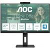 AOC AOC Pro-line Q27P3QW - P3 Series - monitor a LED - 27 - 2560 x 1440 QHD @ 75 Hz - IPS - 350 cd/m² - 1000:1 - 4 ms - 2xHDMI, DisplayPort - altoparlanti - nero - B2B Q27P3QW