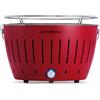 LOTUS GRILL GRILL & BARBECUE PORTATILE ROSSO, L - d 32 x h 23,5 cm | 3 kg