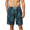 Enlision Costume da Bagno Uomo Nera Asciugatura Rapida Costumi Mare Uomo Piscina Surf Pantaloncini Bermuda con Fodera in Rete per Estive Spiaggia Vacanze Nuoto Sport M