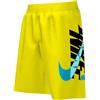 NIKE Costume Swim Volley Big Logo 7 Giallo Bambino NESSD790