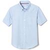 French Toast Camicia da Ragazzo a Maniche Corte Oxford (Standard e Husky), Azzurro Chiaro, 12 Husky