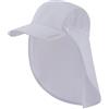Bassdash UPF 50 + Cappello da Pesca Pieghevole Cappello da Baseball cap con Collo Rimovibile Flap Portatile per Uomini Donne Golf Escursionismo