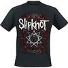 Slipknot Framed Flourishes Uomo T-Shirt Nero M 100% Cotone Regular